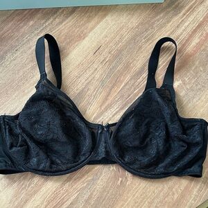 HSIA | Lace Unlined Bra with Underwire - 42DDD